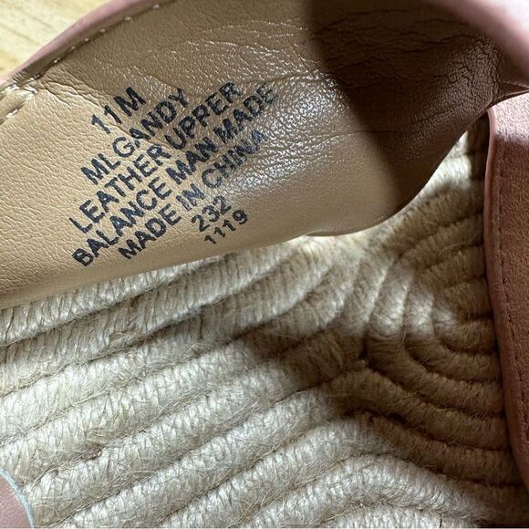 Marc Fisher Pink Espadrille Wedge Sandals Women’s Size 11 - Picture 8 of 9